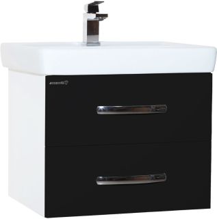 Тумба под раковину Bellezza Рокко 50см чёрный 00000010145